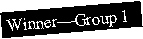 Text Box: Winner�Group 1